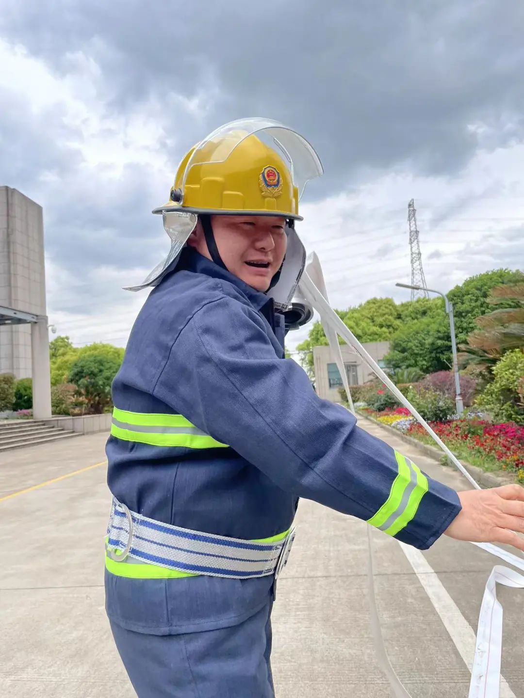 消防演習進金鷹，筑牢平安“防火墻”